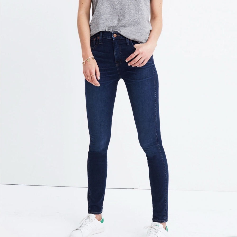 Madewell high rise skinny jeans, size 26